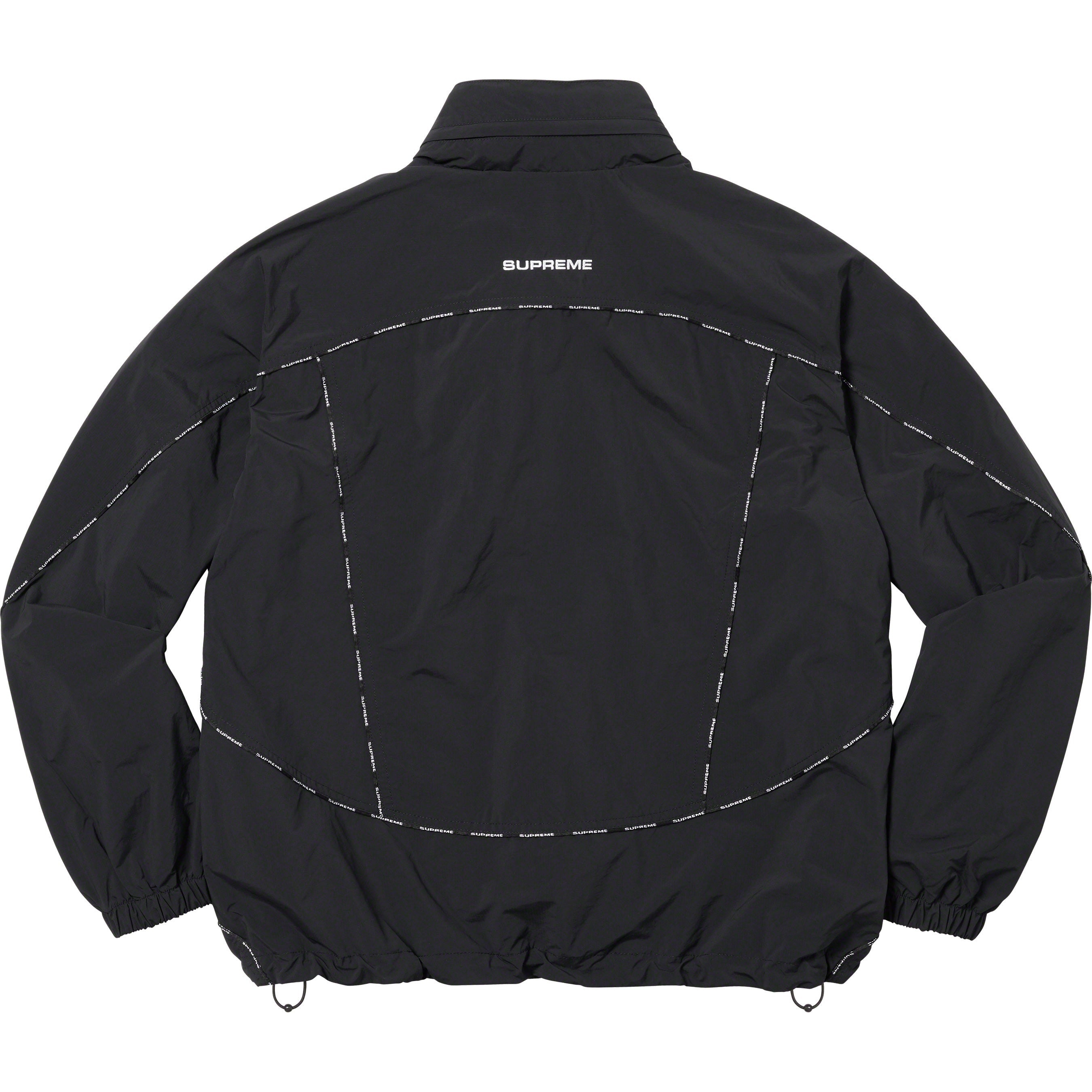 Logo Piping Hooded Track Jacket view 14